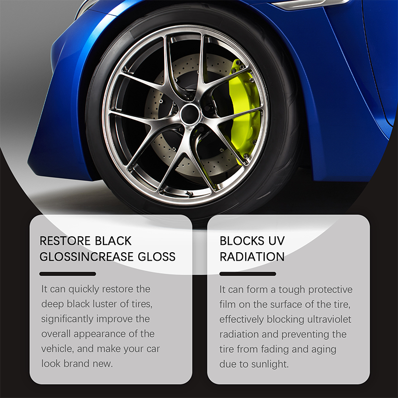 Tire Revive Wax | Restores Deep Black Gloss, UV Protection 4