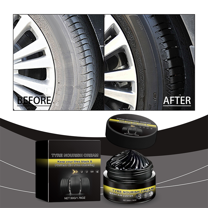 Tire Revive Wax | Restores Deep Black Gloss, UV Protection 6