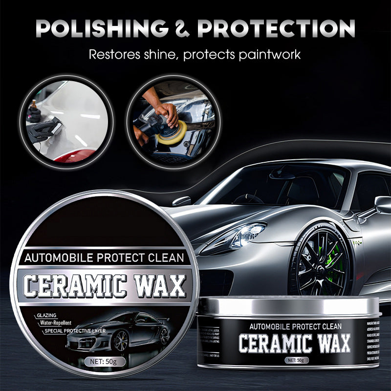 Titanium Car Wax Paste | 2-in-1 Ceramic Polish and Protection 0