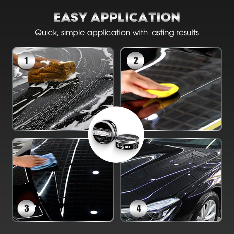 Titanium Car Wax Paste | 2-in-1 Ceramic Polish and Protection 7