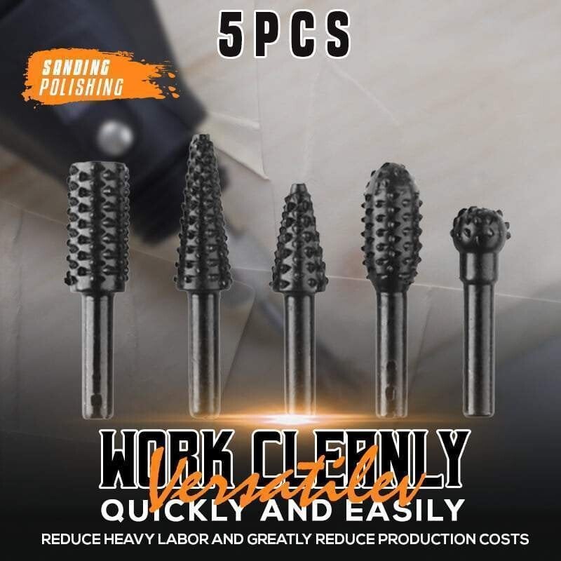 Tungsten Steel Carbide Rotary Burr Set | Durable and Versatile 0