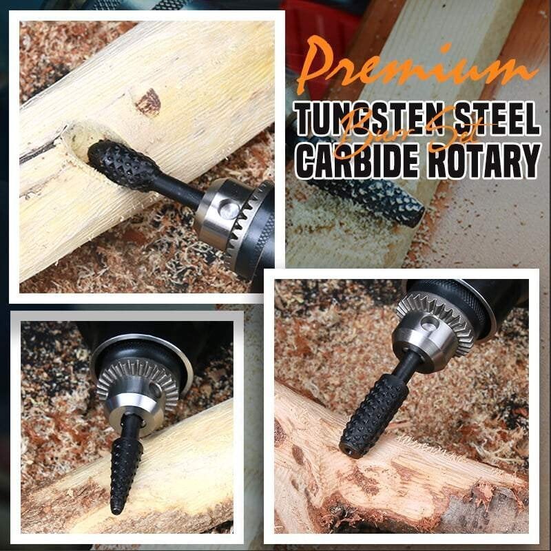Tungsten Steel Carbide Rotary Burr Set | Durable and Versatile 6