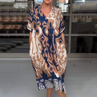 Vera Midi Dress | Flattering V-Neck, Breathable Fabric, Plus Size Options 2