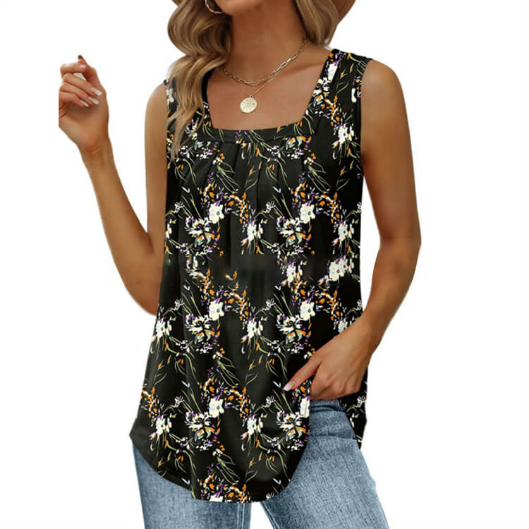 Vera Square Neck Vest | Soft, Breathable Fabric 7