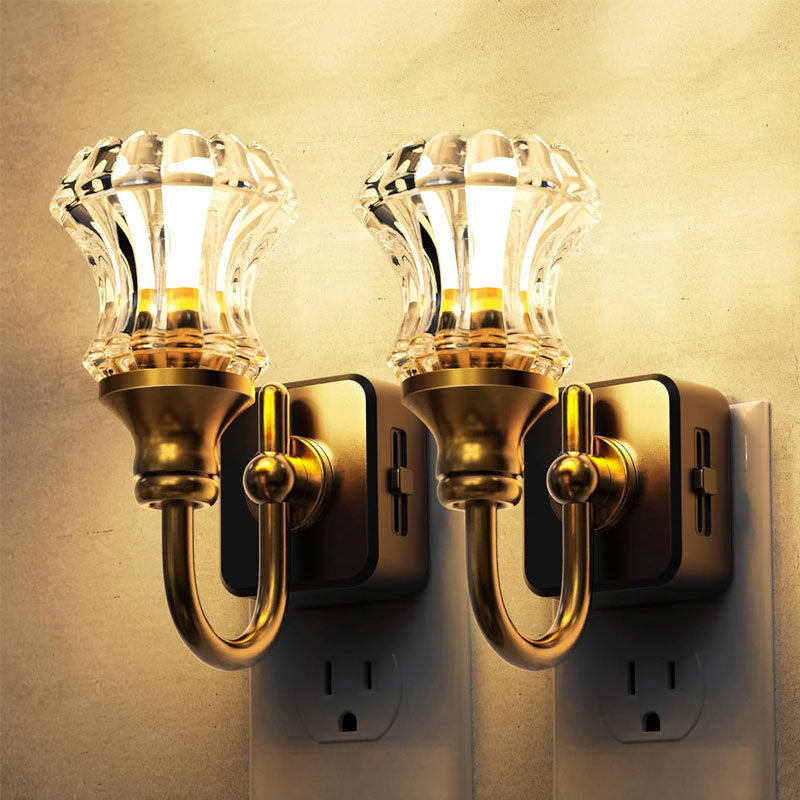 Vera Vintage Wall Sconce | Soft Warm Illumination, Plug-In Design 1