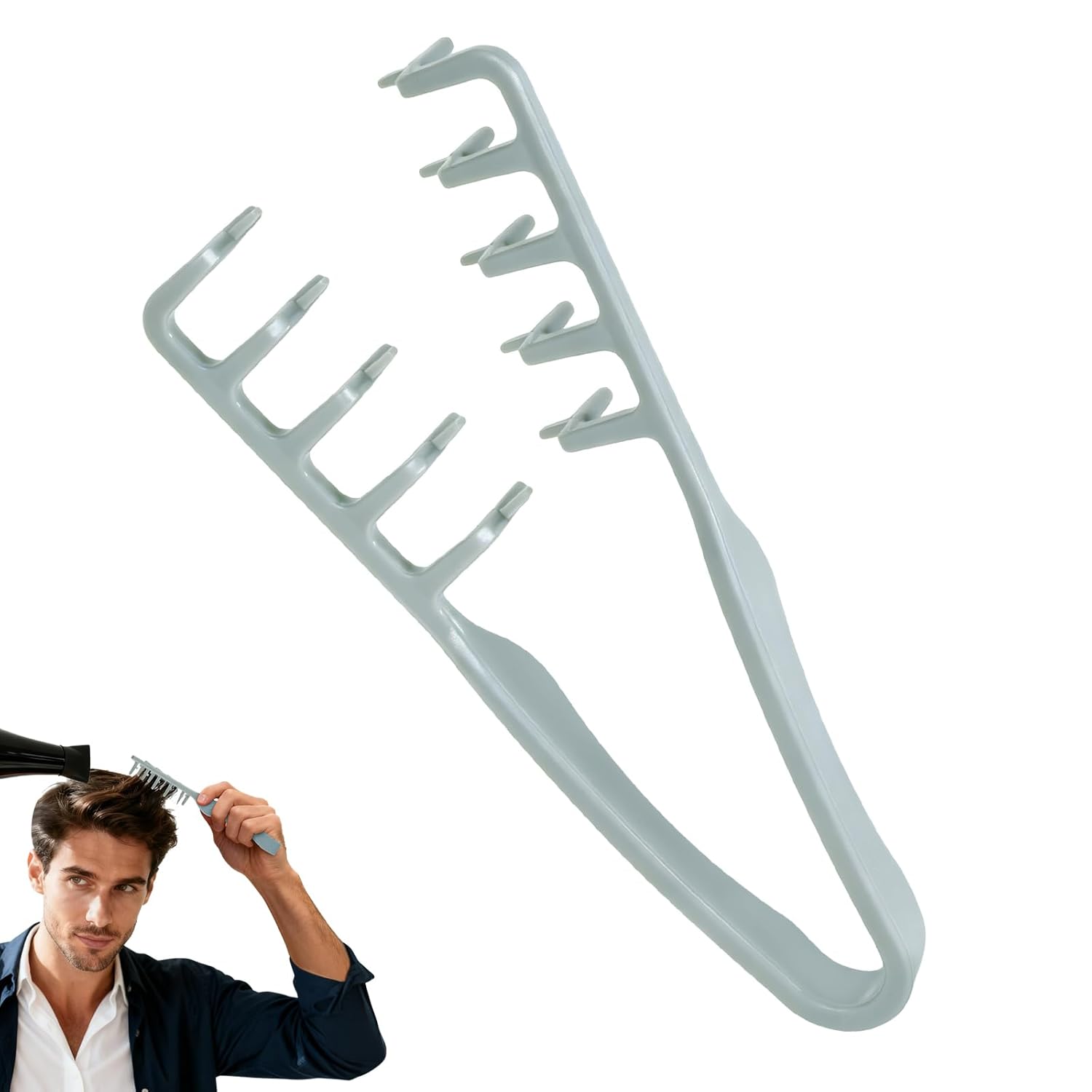 Volumax Volumizing Comb | Wide Tooth, Fluffy Texture 7