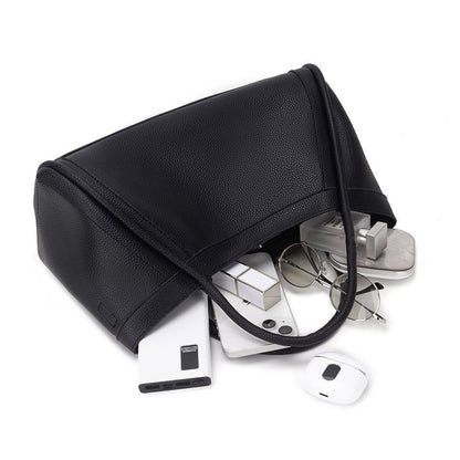 Wanda Leather Tote Bag | Adjustable Shoulder Strap, Versatile Design 0