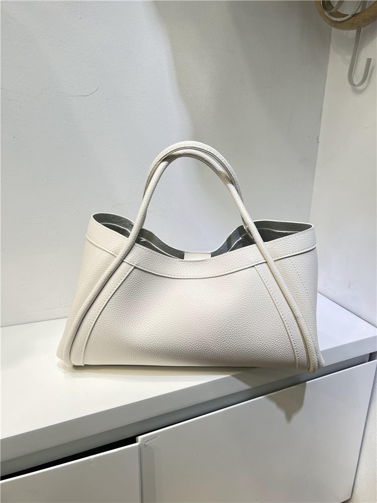 Wanda Leather Tote Bag | Adjustable Shoulder Strap, Versatile Design 2