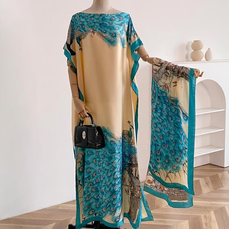 Wanda Maxi Dress | Ethnic Print, Comfortable Long Dress for Women 2