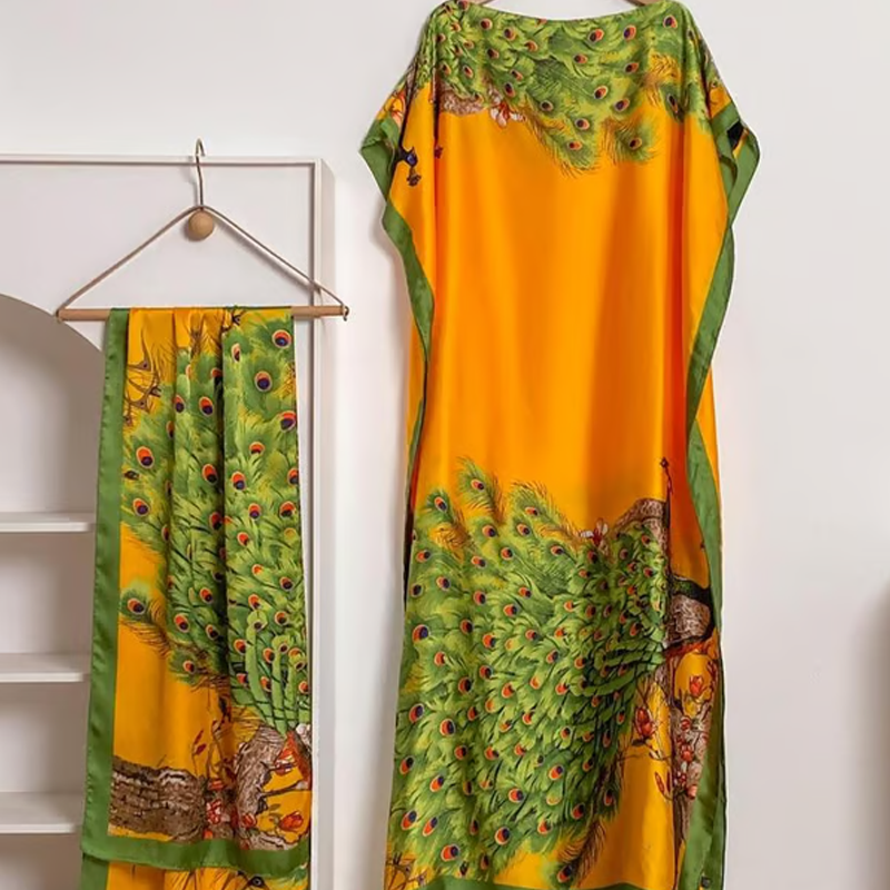 Wanda Maxi Dress | Ethnic Print, Comfortable Long Dress for Women 3