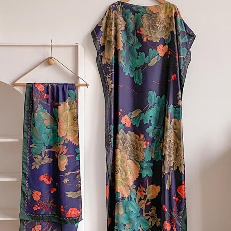 Wanda Maxi Dress | Ethnic Print, Comfortable Long Dress for Women 4