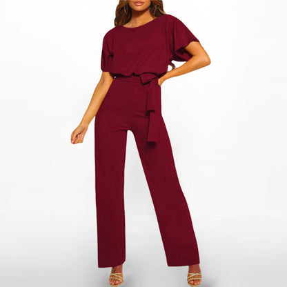 Wanda Wide Leg Jumpsuit | High Waist, Breathable Design 3