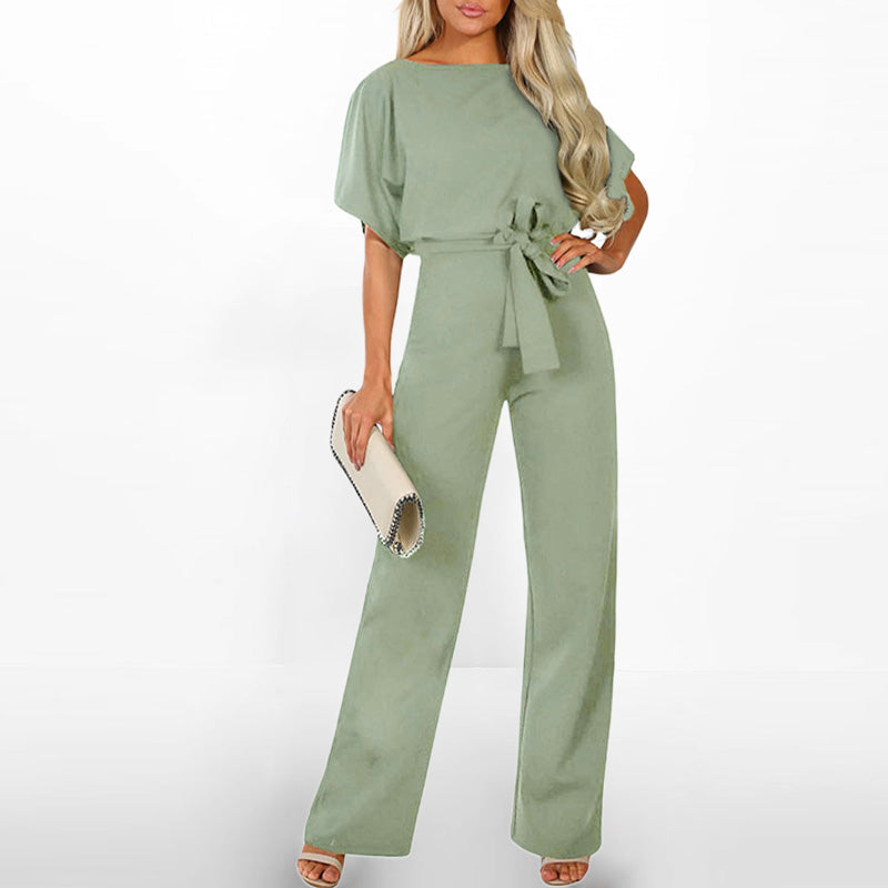 Wanda Wide Leg Jumpsuit | High Waist, Breathable Design 4