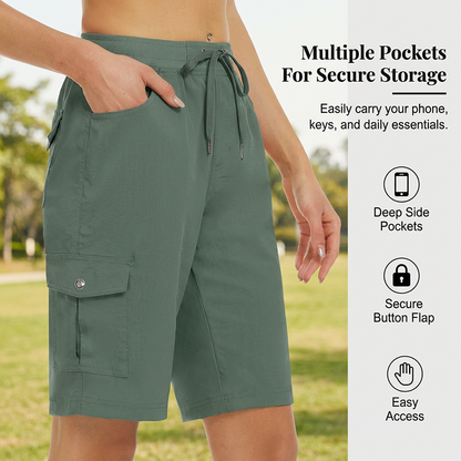 Wander Women's Cargo Shorts | Quick-Dry, UPF 50+, Multiple Pockets 2