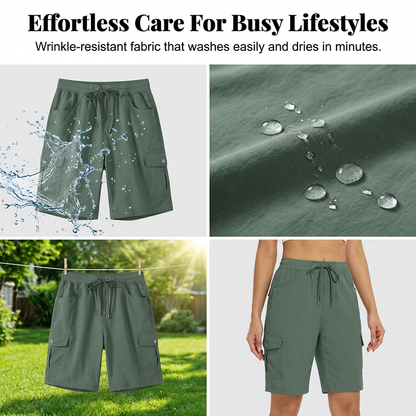 Wander Women's Cargo Shorts | Quick-Dry, UPF 50+, Multiple Pockets 5