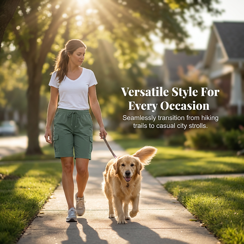 Wander Women's Cargo Shorts | Quick-Dry, UPF 50+, Multiple Pockets 7