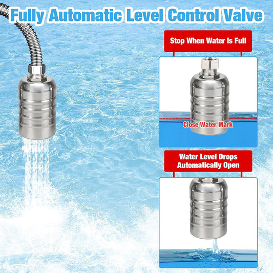 Waver Float Valve | Automatic Water Level Control, Stainless Steel 0