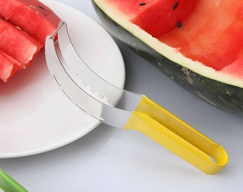 Wavi Watermelon Slicer | High-Quality Stainless Steel, Anti-Slip Handle 10