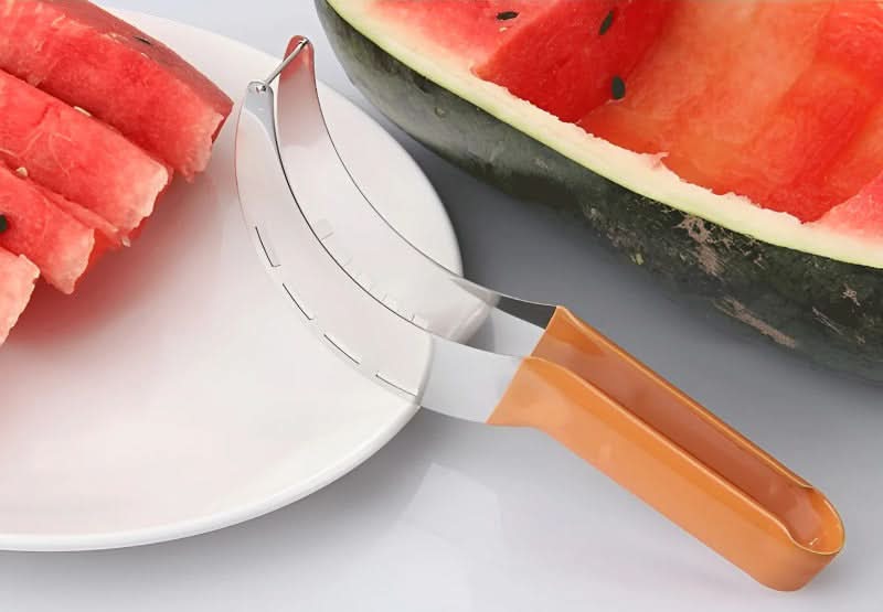 Wavi Watermelon Slicer | High-Quality Stainless Steel, Anti-Slip Handle 12