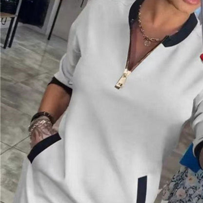 Wendy Casual Dress | Stylish V Neck, 3/4 Sleeves 3