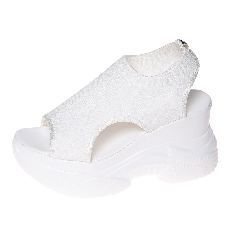 Wendy Wedge Sandals for Women | Open Toe, Breathable Knit, Non-Slip Wedge Heels 0