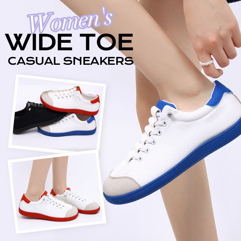 Wendy Wide Toe Sneakers | Lightweight, Breathable PU 1
