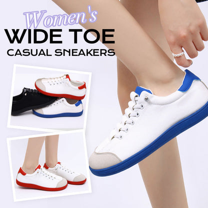 Wendy Wide Toe Sneakers | Lightweight, Breathable PU 1