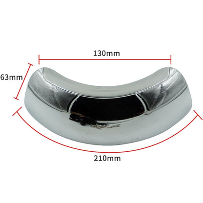 Wider View Motorcycle Mirror | 180-Degree Parabolic Design, Adjustable Angle 6