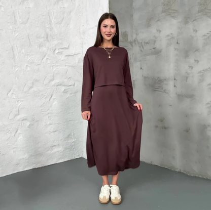 Wina Two Piece Set | Versatile Matching Sets for Women, High-Stretch Knit Fabric 11