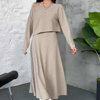 Wina Two Piece Set | Versatile Matching Sets for Women, High-Stretch Knit Fabric 3
