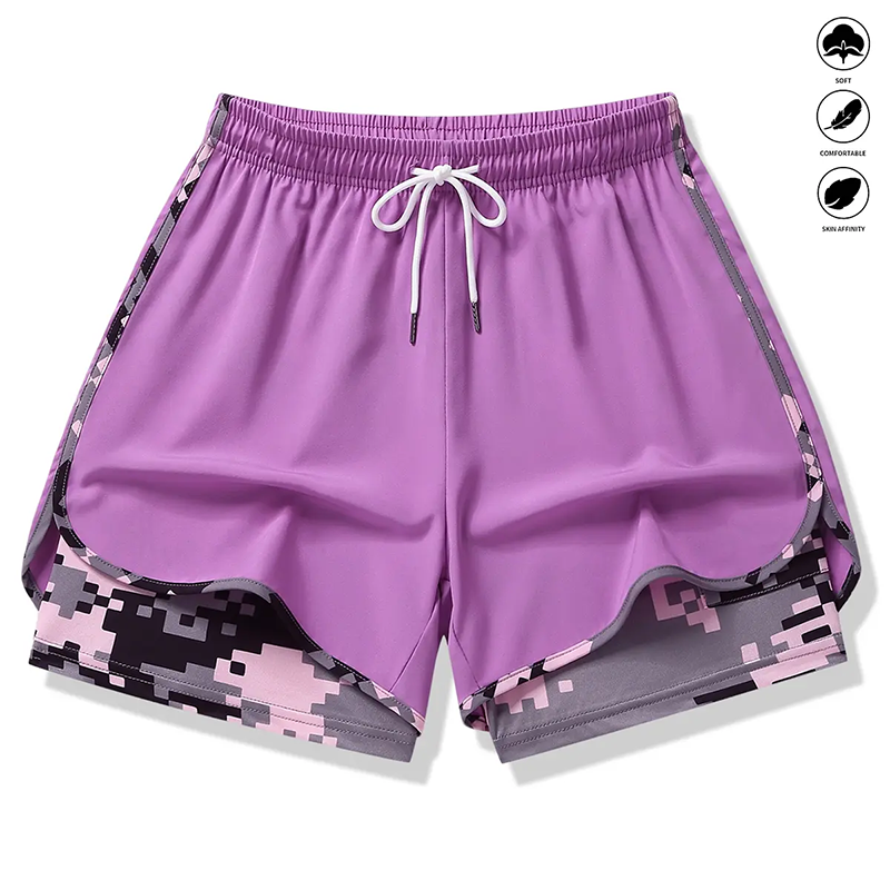 Wina Women's Athletic Shorts | 2-in-1 Design, Breathable Fabric 1