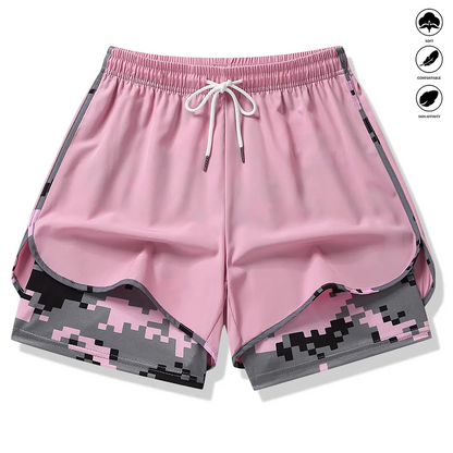 Wina Women's Athletic Shorts | 2-in-1 Design, Breathable Fabric 2