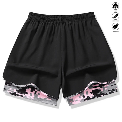 Wina Women's Athletic Shorts | 2-in-1 Design, Breathable Fabric 4
