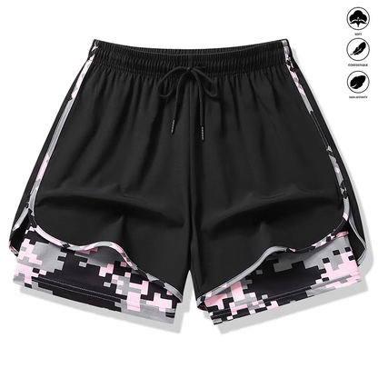 Wina Women's Athletic Shorts | 2-in-1 Design, Breathable Fabric 5