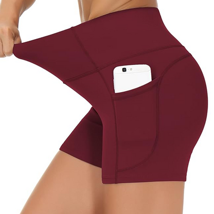 Wira High-Waist Yoga Shorts | Tummy Control, Butt-Lifting, Stretchy Spandex 4
