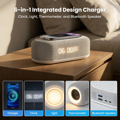 Wira Wireless Charging Station | 6-in-1 Multifunctional Device 1