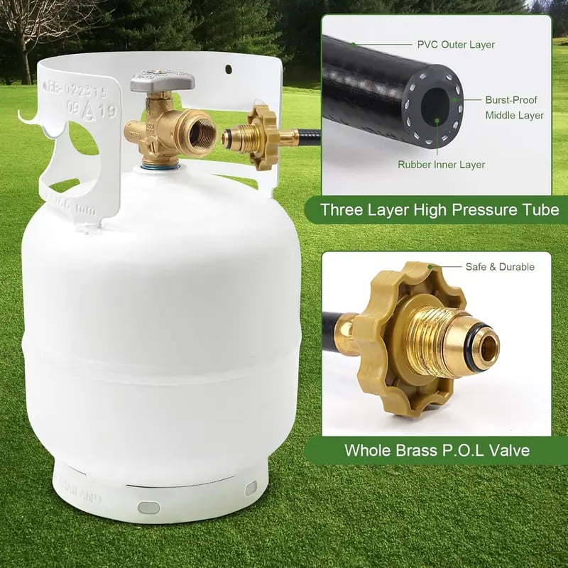 Woyuosn Propane Weed Torch | 1,900,000 BTU, Eco-Friendly, 10-ft Hose 6