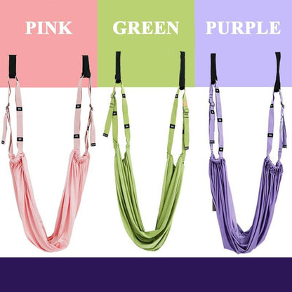 Yogi Stretch Band | Adjustable, Premium Soft Fabric Flexibility Trainer 0