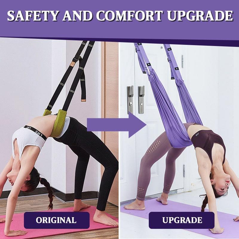 Yogi Stretch Band | Adjustable, Premium Soft Fabric Flexibility Trainer 2
