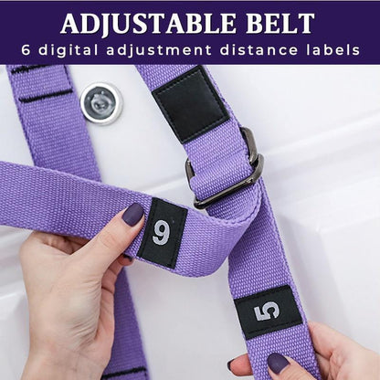 Yogi Stretch Band | Adjustable, Premium Soft Fabric Flexibility Trainer 4