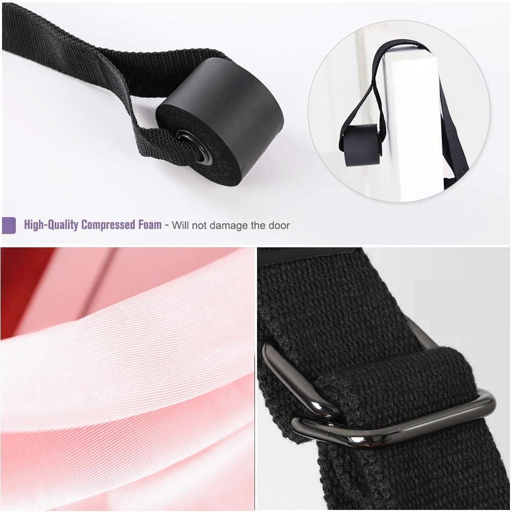 Yogi Stretch Band | Adjustable, Premium Soft Fabric Flexibility Trainer 6