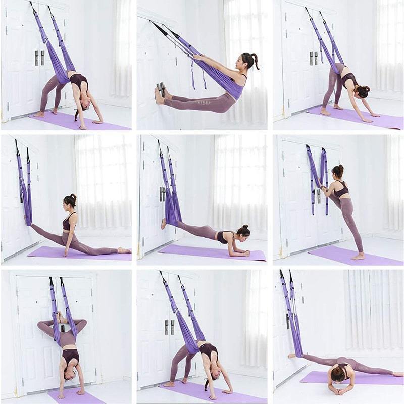 Yogi Stretch Band | Adjustable, Premium Soft Fabric Flexibility Trainer 7